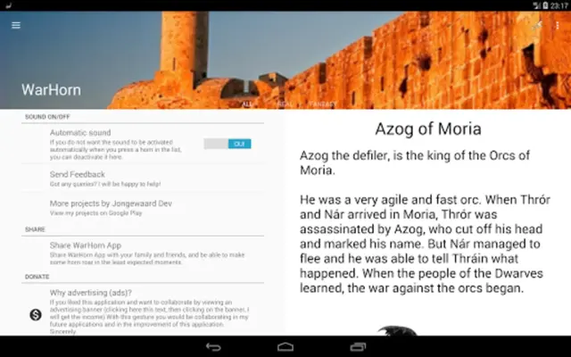 WarHorn - Sounds of War Horn! android App screenshot 13