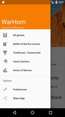 WarHorn - Sounds of War Horn! android App screenshot 18