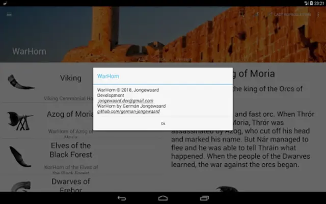WarHorn - Sounds of War Horn! android App screenshot 8